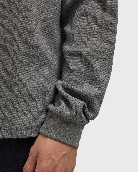 LS WAFFLE BADGE CREWNK TEE