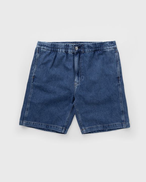 PULL ON RELAXED DENIM SHORT