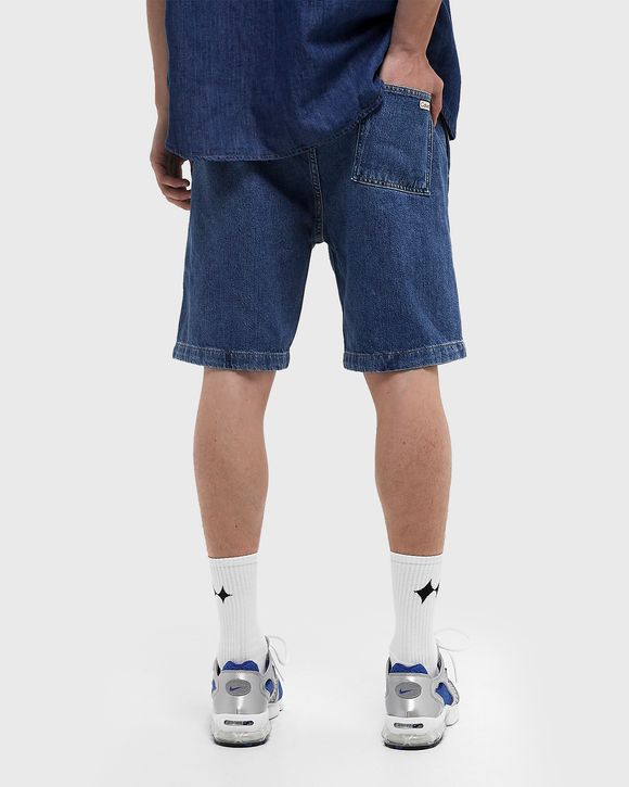PULL ON RELAXED DENIM SHORT