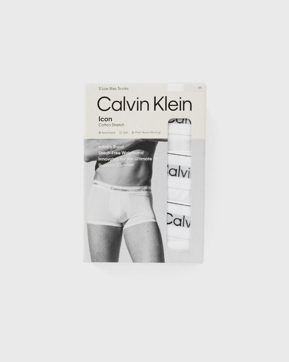 LOW RISE TRUNK ICON COTTON STRETCH 3-PACK