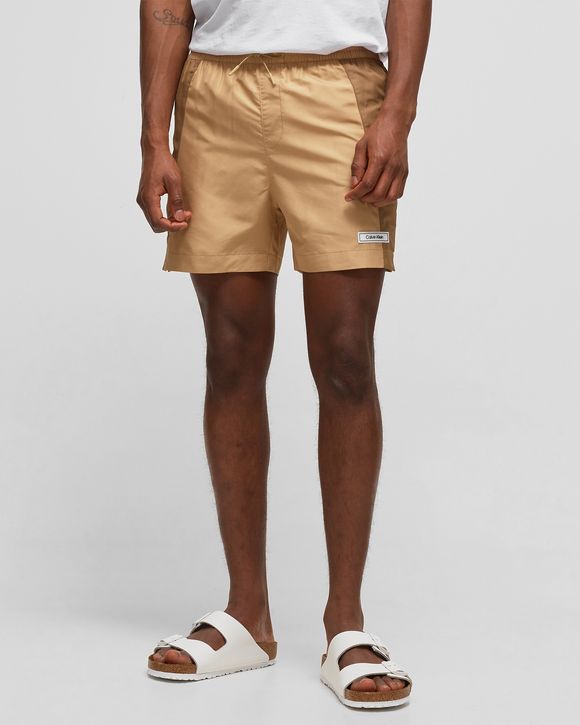 MEDIUM DRAWSTRING-BLOCK SWIMSHORTS