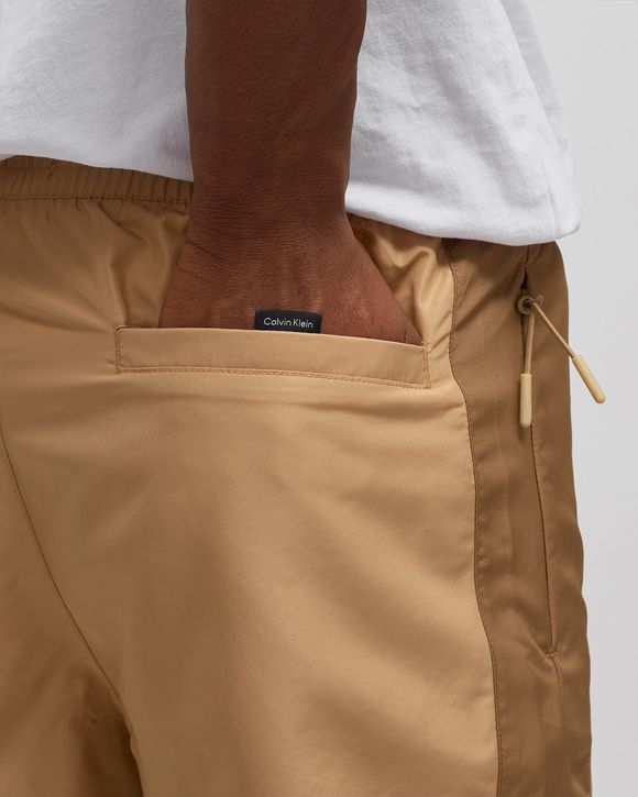 MEDIUM DRAWSTRING-BLOCK SWIMSHORTS