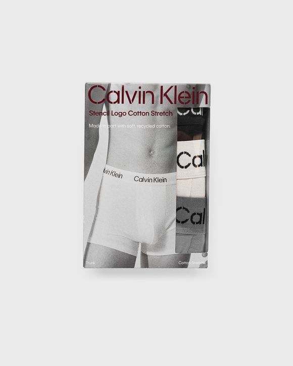 STENCIL LOGO COTTON STRETCH TRUNK 3 PACK