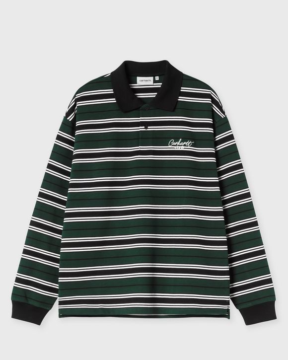 Carhartt WIP L/S Devitt Rugby Shirt Black | BSTN Store
