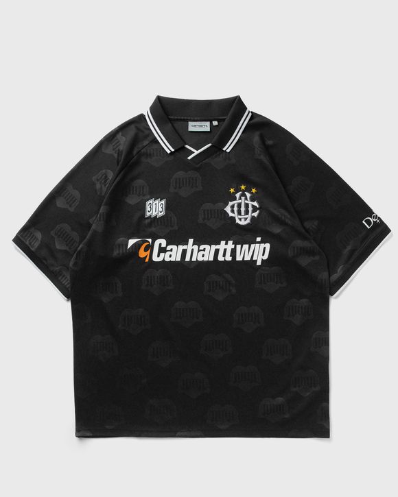 Carhartt WIP S/S Hartt's Football Tee Black | BSTN Store