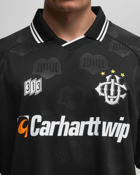 Carhartt WIP S/S Hartt's Football Tee Black | BSTN Store