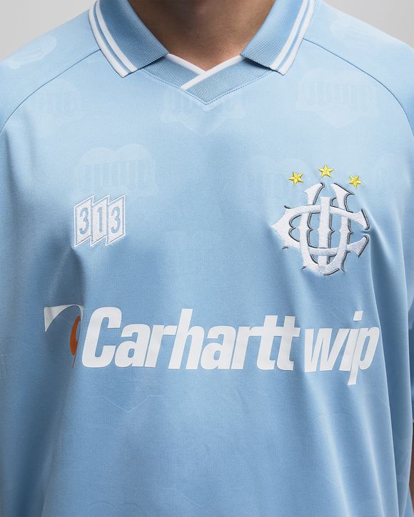 Carhartt WIP S/S Hartt's Football Tee Blue | BSTN Store