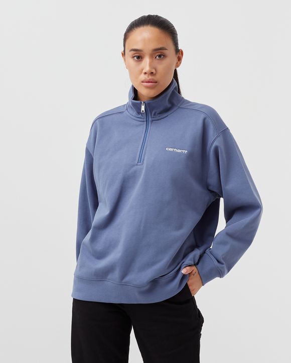 WMNS Script Embroidery Highneck Sweatshirt