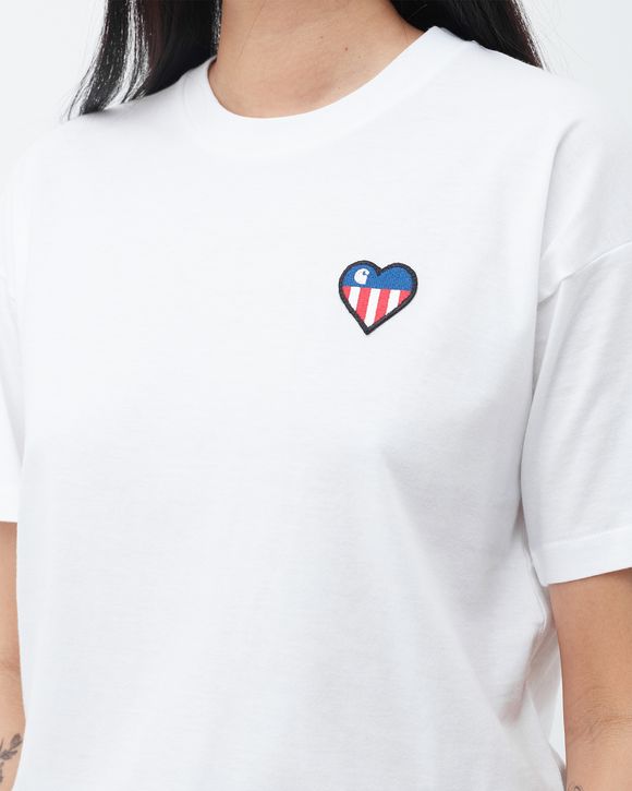 WMNS State Flag Heart TEE