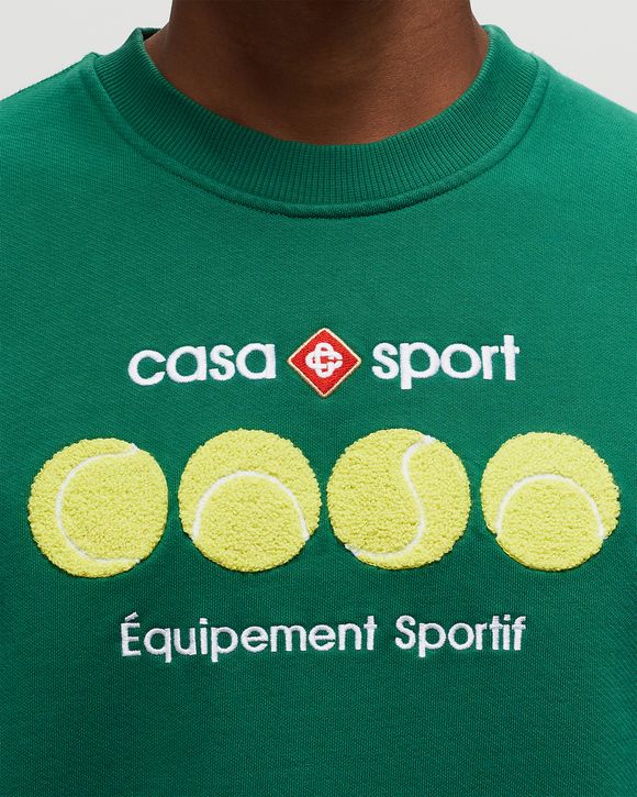 CASA SPORT TENNIS BALLS CHENILLE EMBROIDERED SWEAT
