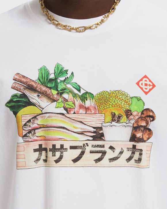 CASABLANCA INGREDIENTS PRINTED T-SHIRT