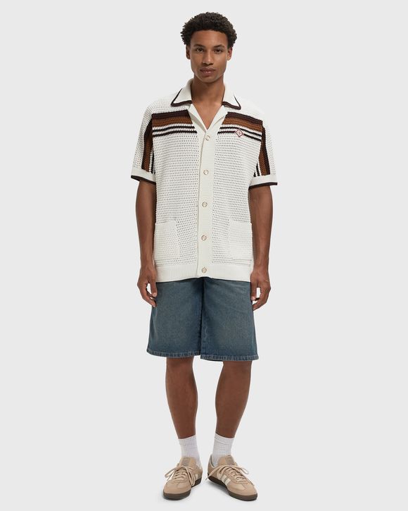 CROCHET SHORT SLEEVE SHIRT