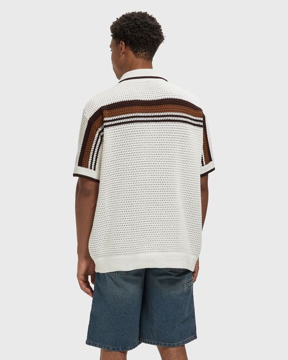 CROCHET SHORT SLEEVE SHIRT
