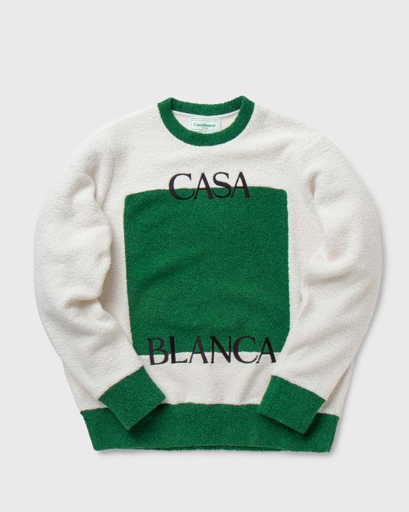 EMBROIDERED COLOUR BLOCK SWEATSHIRT