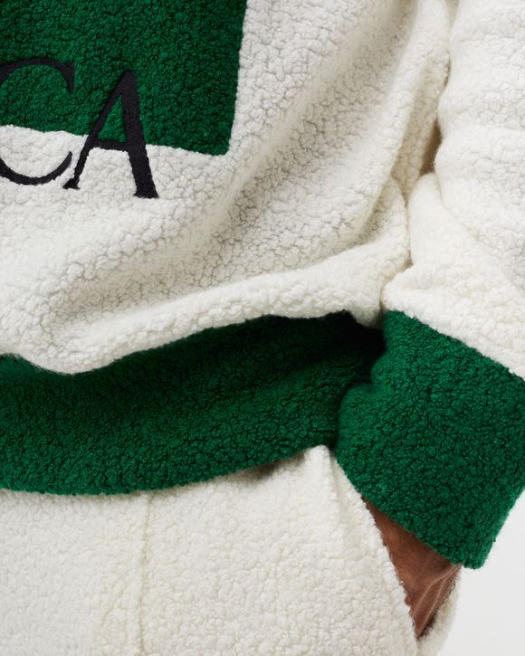 EMBROIDERED COLOUR BLOCK SWEATSHIRT