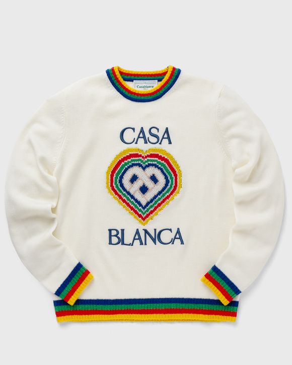 HEART BOUCLE BRAND JUMPER