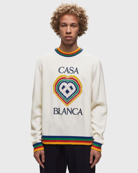 HEART BOUCLE BRAND JUMPER