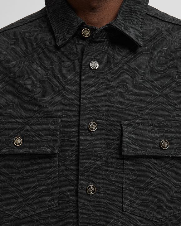 LASER MONOGRAM DENIM SHIRT