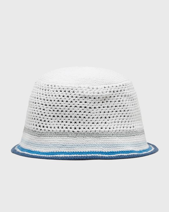 MESH STRIPE CROCHET HAT