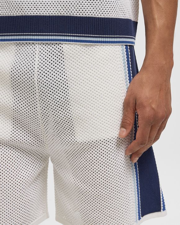 MESH STRIPE SHORTS
