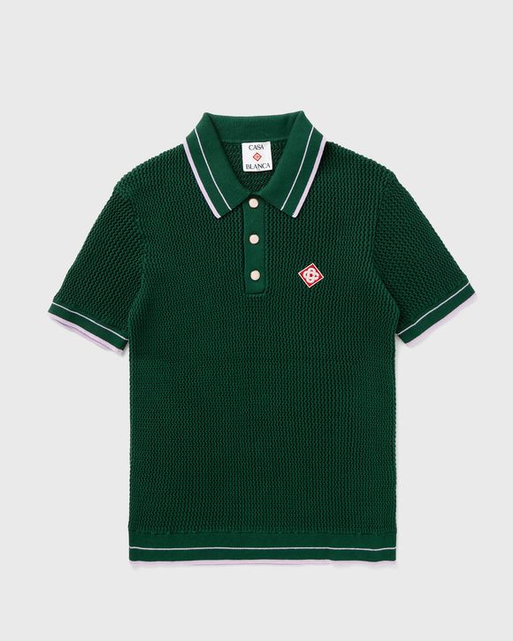 MOCK MINI CROCHET POLO