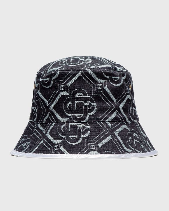 MONOGRAM DENIM INDIGO BUCKET HAT