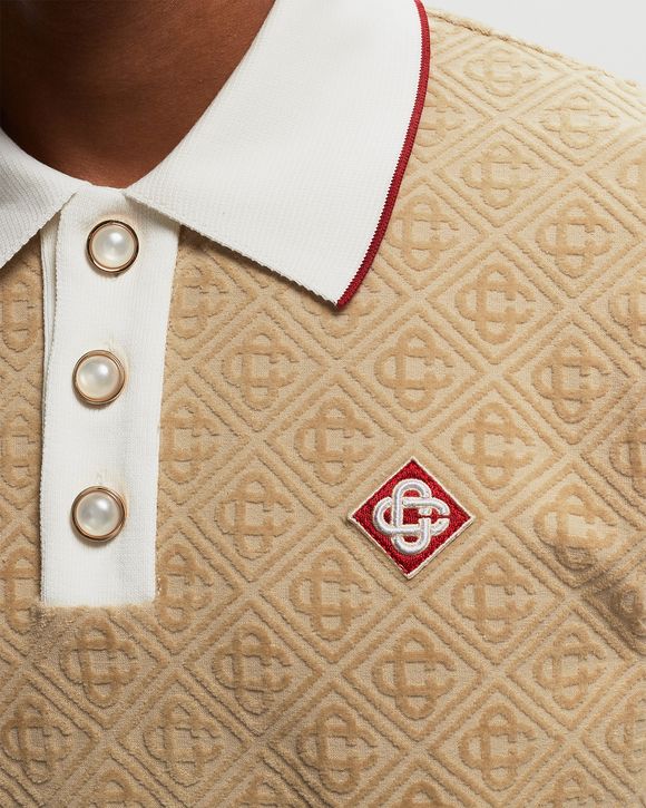 MONOGRAM VELOUR POLO