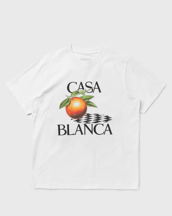 ORANGE PRINTED TEE