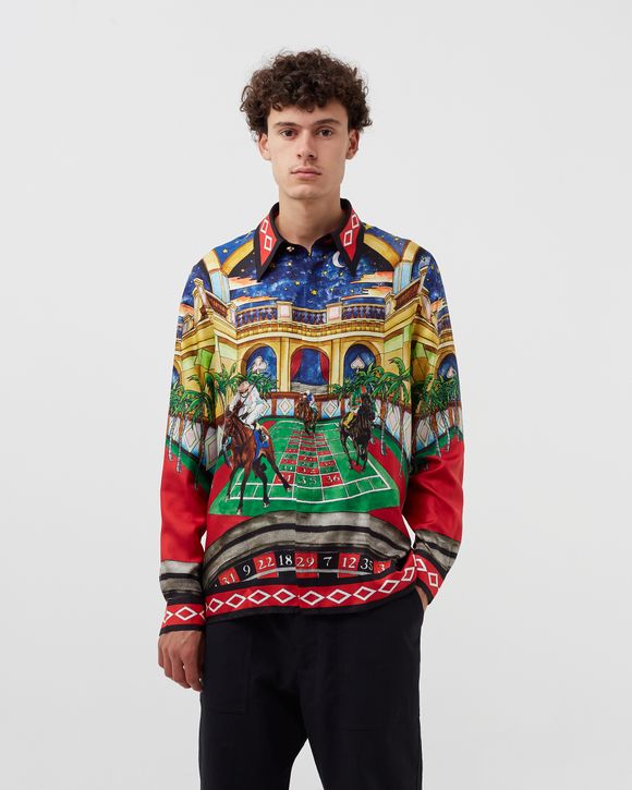 PRINTED SILK TWILL SHIRT