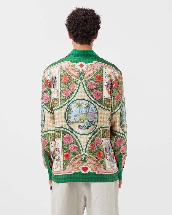 PRINTED SILK TWILL SHIRT