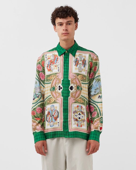 PRINTED SILK TWILL SHIRT