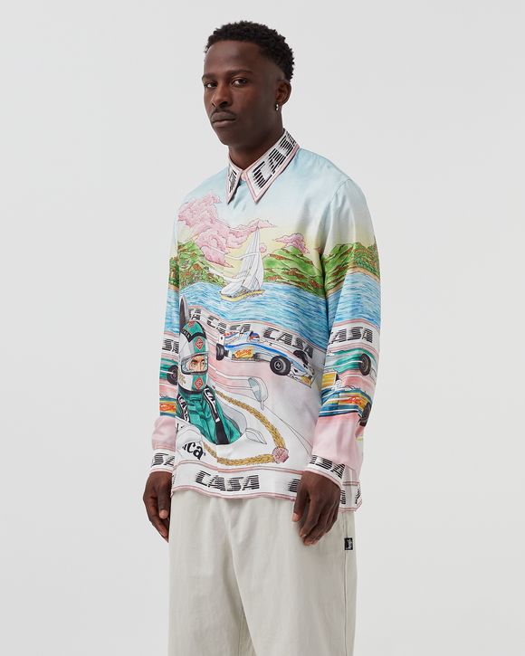 PRINTED SILK TWILL SHIRT