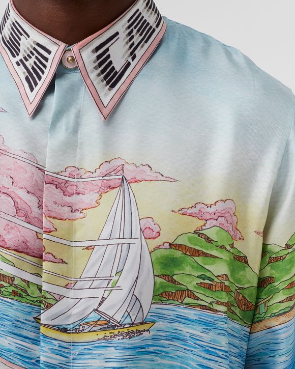 PRINTED SILK TWILL SHIRT