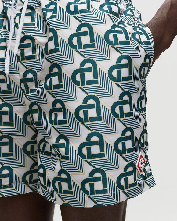 PRINTED SWIM TRUNKS