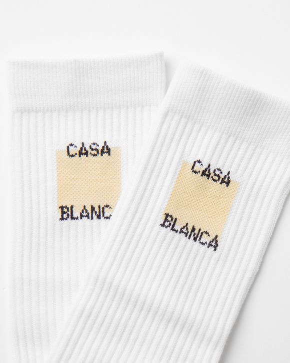 ROUND LOGO RIBBED SPORT SOCK
