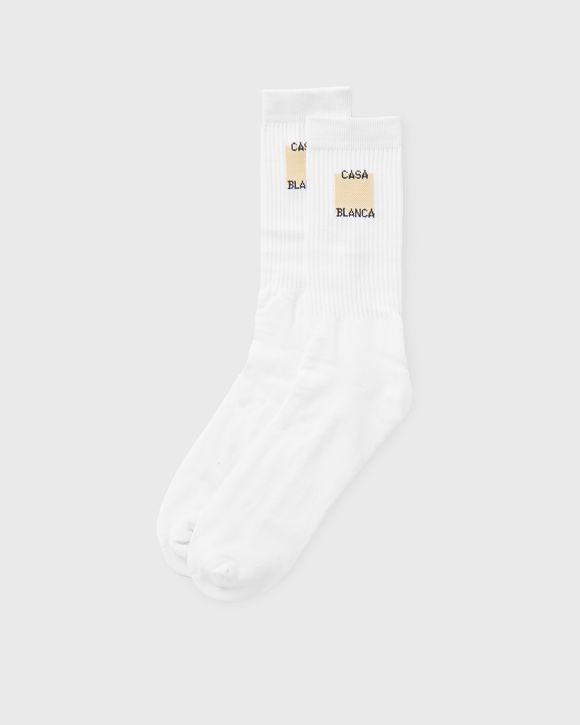 ROUND LOGO RIBBED SPORT SOCK