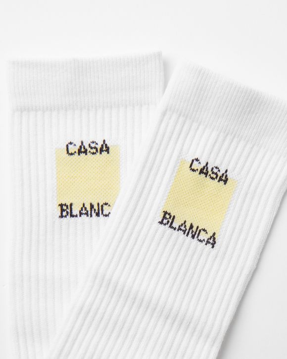 ROUND LOGO RIBBED SPORT SOCK