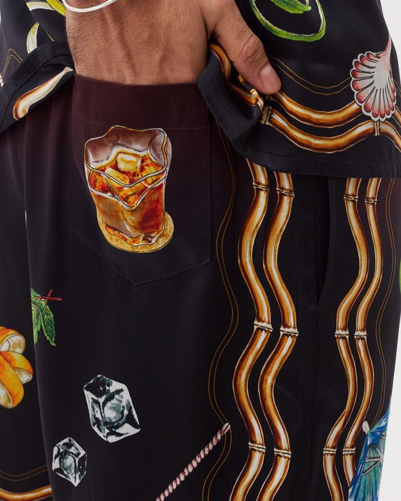 SILK SHORTS WITH DRAWSTRINGS