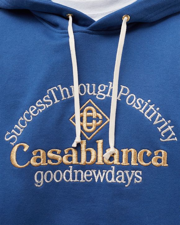SUCCESS THROUGH POSITIVITY EMBROIDERED HOODIE