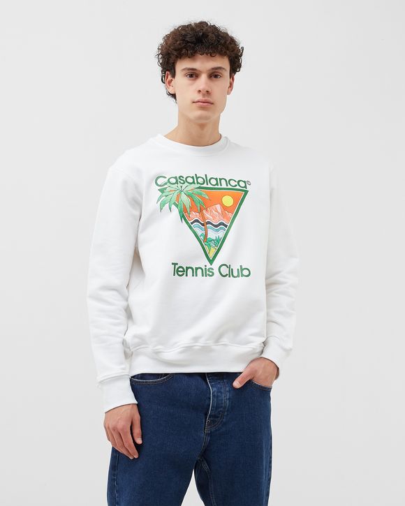 TENNIS CLUB ICON SCREEN PRINTED SWEATSHIRT