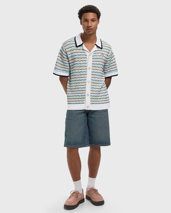 TUCK STITCH SHORT SLEEVE SHIRT