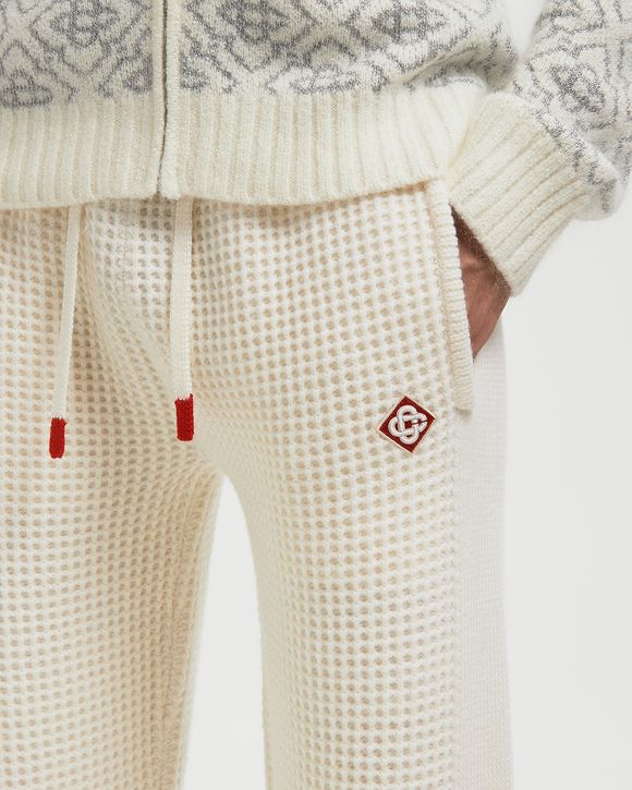 WAFFLE TRACK PANTS