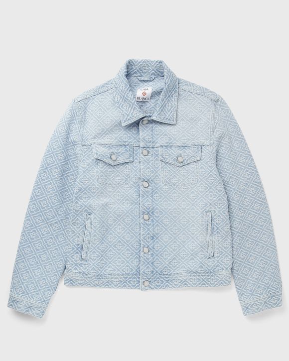 WASHED MONOGRAM DENIM JACKET