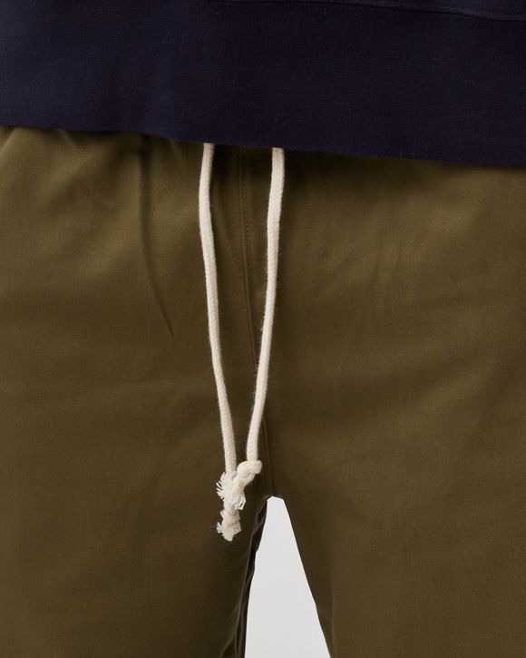 Reverse Weave Straight Hem Pants