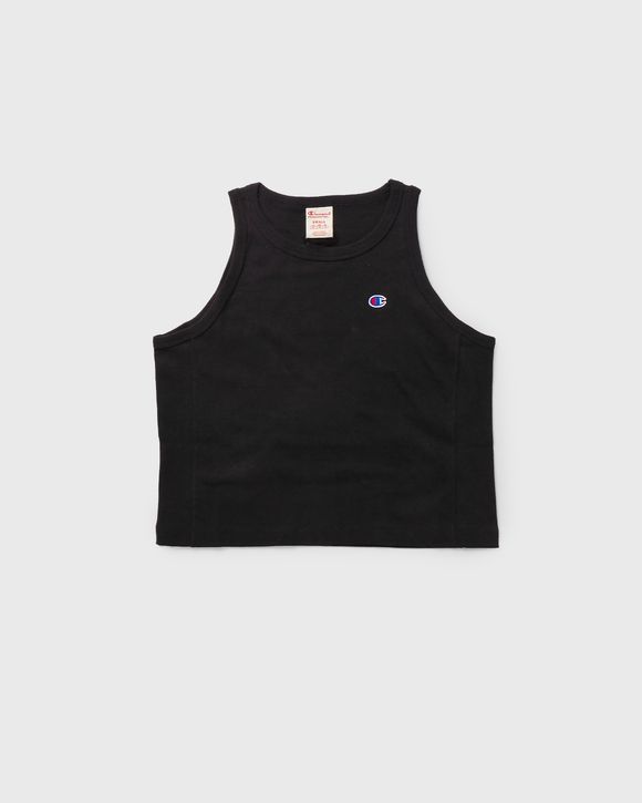 WMNS RIBBED INSERT CROPPED TANK TOP