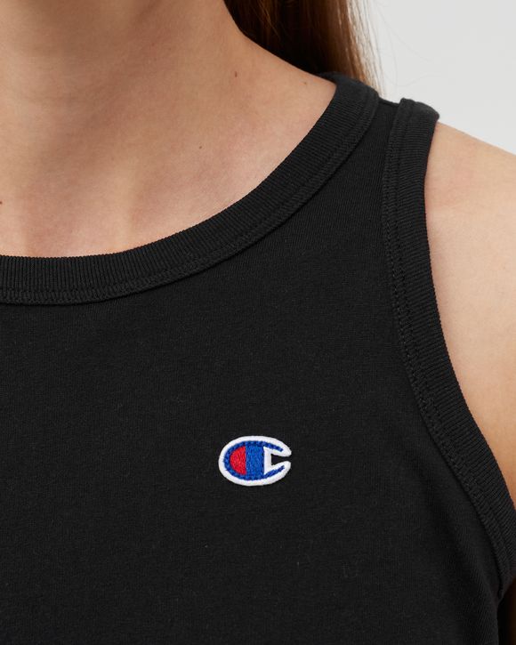 WMNS RIBBED INSERT CROPPED TANK TOP