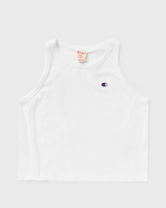 WMNS RIBBED INSERT CROPPED TANK TOP
