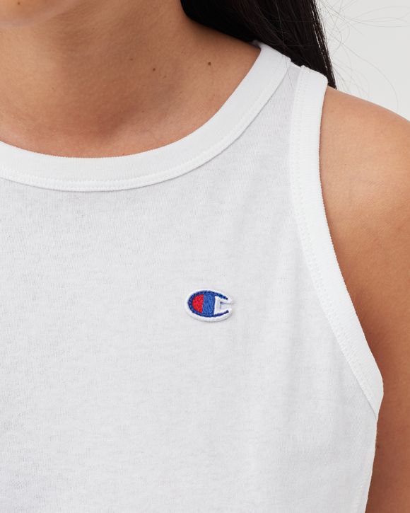 WMNS RIBBED INSERT CROPPED TANK TOP