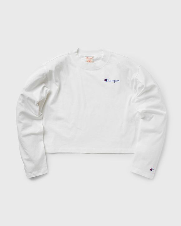 WMNS RIBBED NECK LONG SLEEVE JERSEY TOP