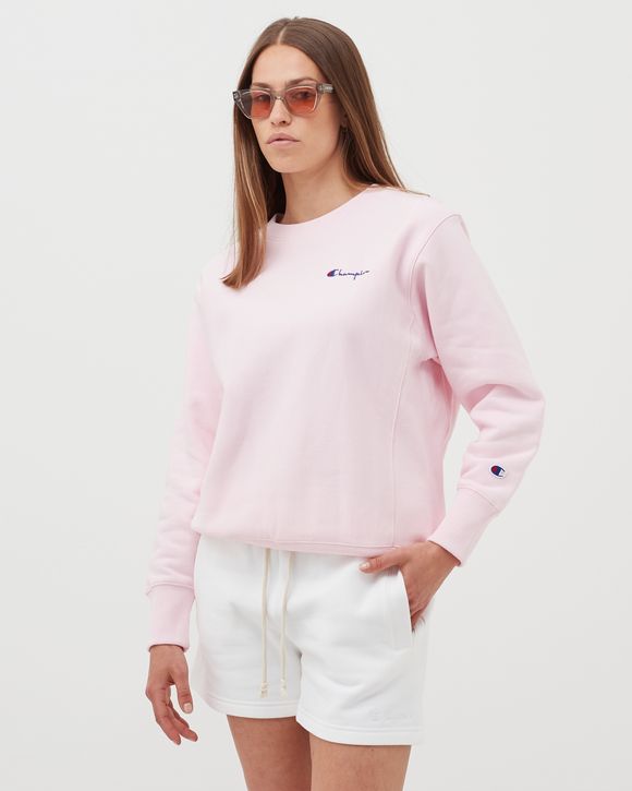 WMNS SMALL SCRIPT LOGO REVERSE WEAVE SWEATSHIRT